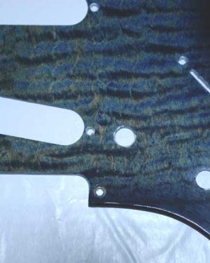 Modern Strat Blue Burst Curly Maple 015