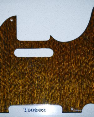 Tele 5 Hole Gold Silky Oak 602