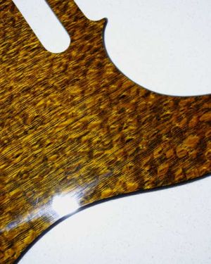 Tele 5 Hole Gold Silky Oak 602
