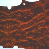 Quilted maple bass pickguard