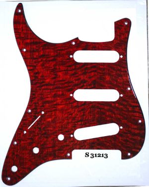 Modern Strat LH Red Silky Oak 213