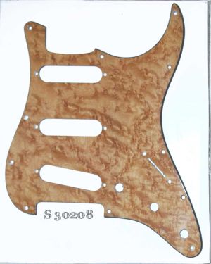Modern Strat Natural Birdseye Maple 208