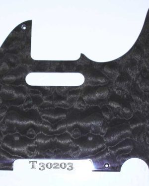 Tele 5 Hole Black Quilted Maple 203
