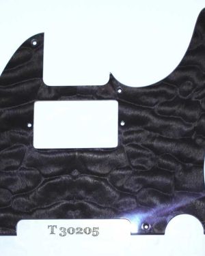 Tele 5 Hole Black Quilted Maple 205