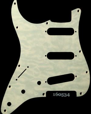 Strat Modern 11 Hole GHOST LH Quilted Maple 534