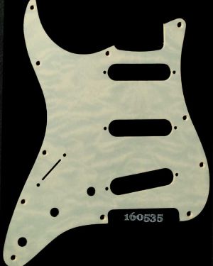 Strat Modern 11 Hole GHOST LH Quilted Maple 535