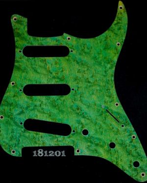 Strat Modern 11 Hole Green Birdseye Maple 201