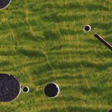 detail image green figured strat pickguard 112a