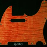 orange curley tele maple pickguard 817