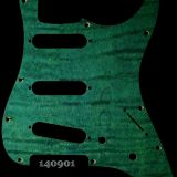 strat aqua figured maple pickguard 901
